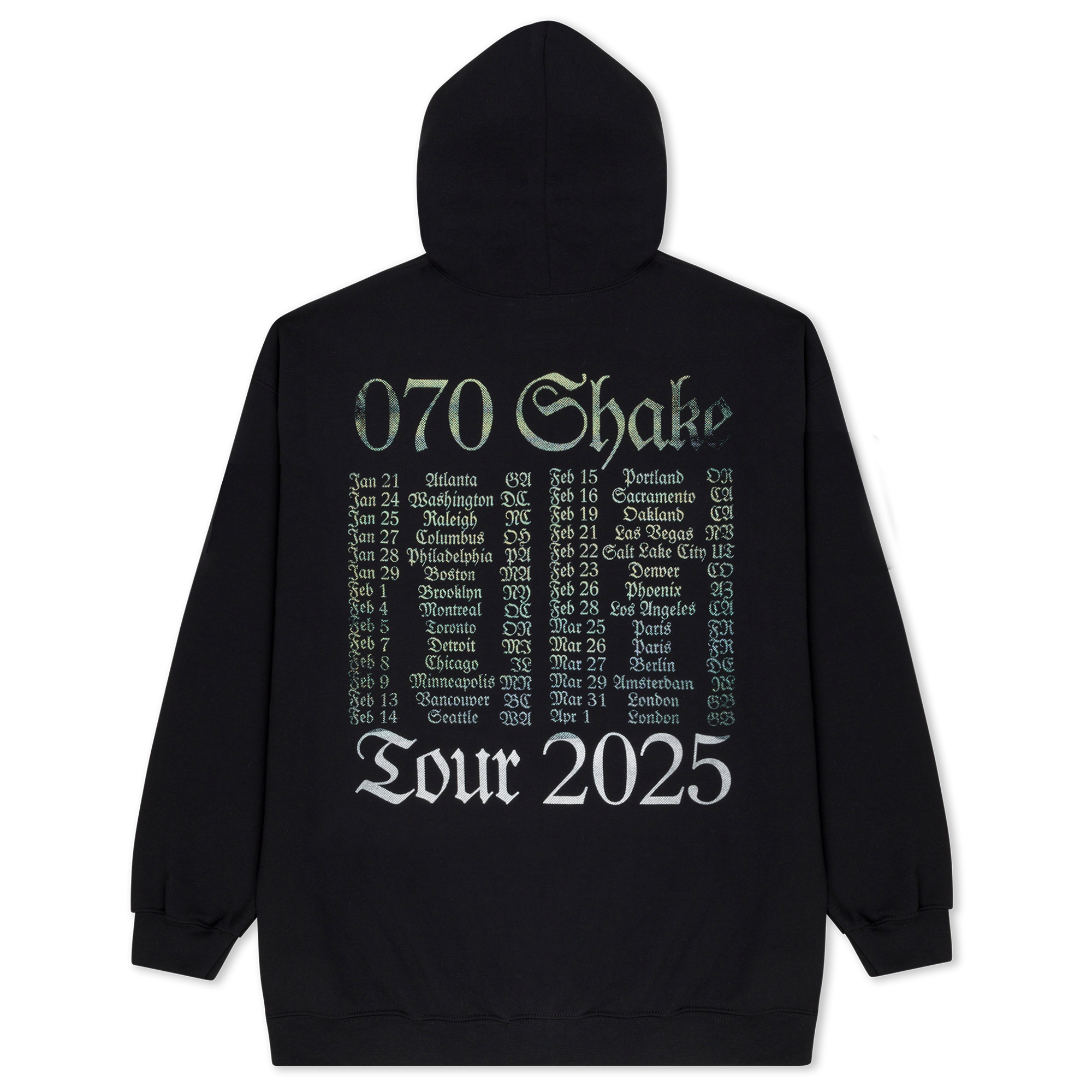 PETRICHOR TOUR BLUR ZIP HOODIE – 070 Shake | Official Store